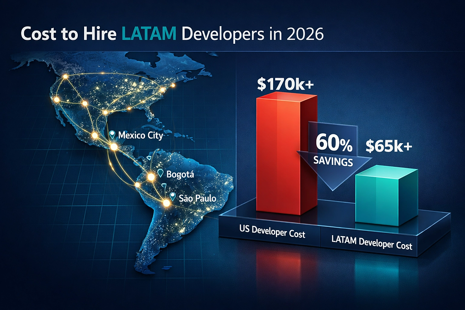 The Real Cost to Hire LATAM Developers in 2026 (Full Breakdown + Hidden Fees)